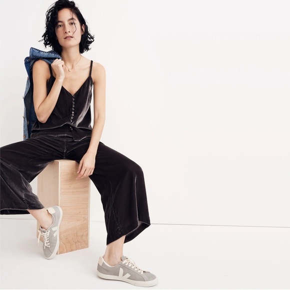 Madewell Velvet Pull-On Pants large - Picture 4 of 11